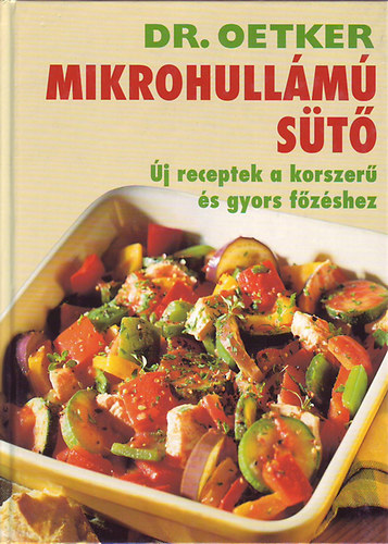 Mikrohullámú sütő (Dr. Oetker) című könyvünk borítója